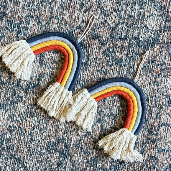 Other - Pair of hanging boho rainbows